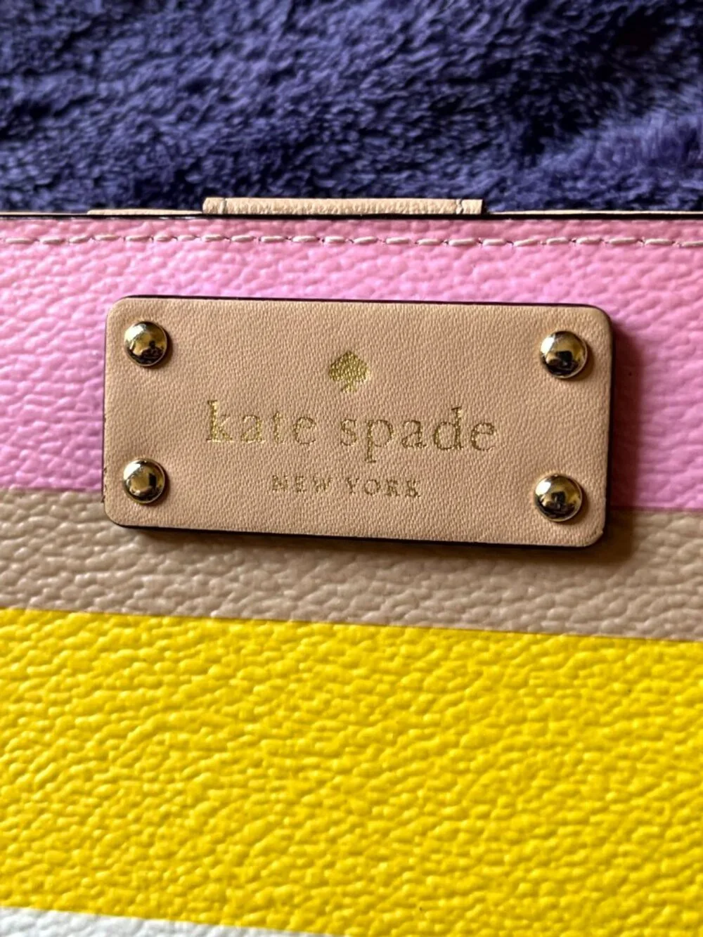 kate spade Large Slim Color Block Bifold Wallet